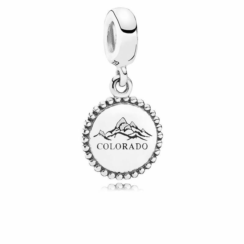 Pandora Colorado Snow Cap Dangle Charm NZ, Sterling Silver (720519-BQM)